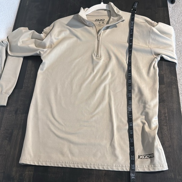 XGO Cream UPF 50 1/4 Zip Activewear Base Layer Size Small - Picture 6 of 6